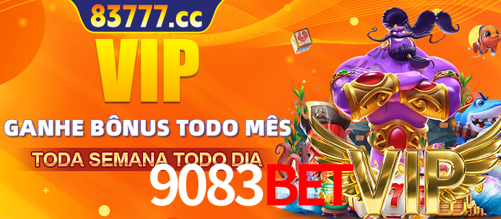 Banner promocional do 9083bet oferecendo 100% de recompensas adicionais contínuas para quem fizer o login diário (Daily sign-in), com um mascote de coelho.